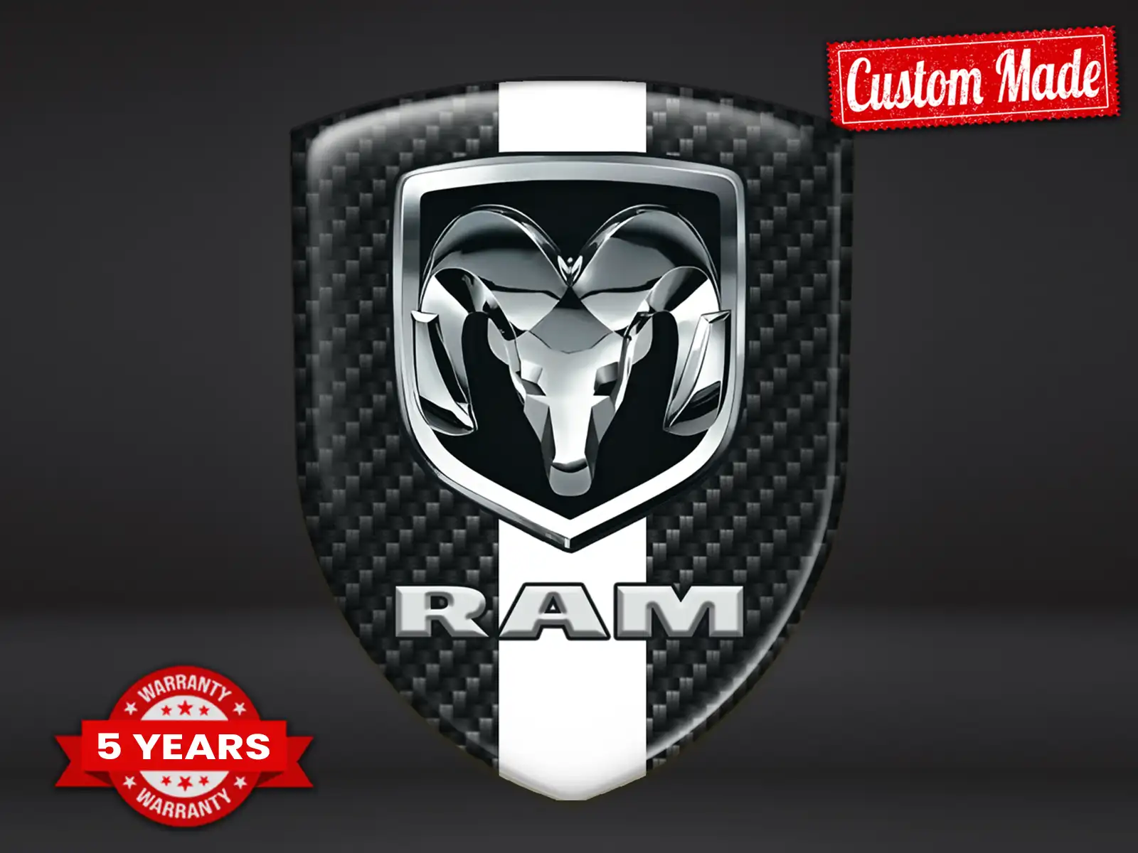 Dodge Heckscheibensticker Stabil Minimal Design Auto